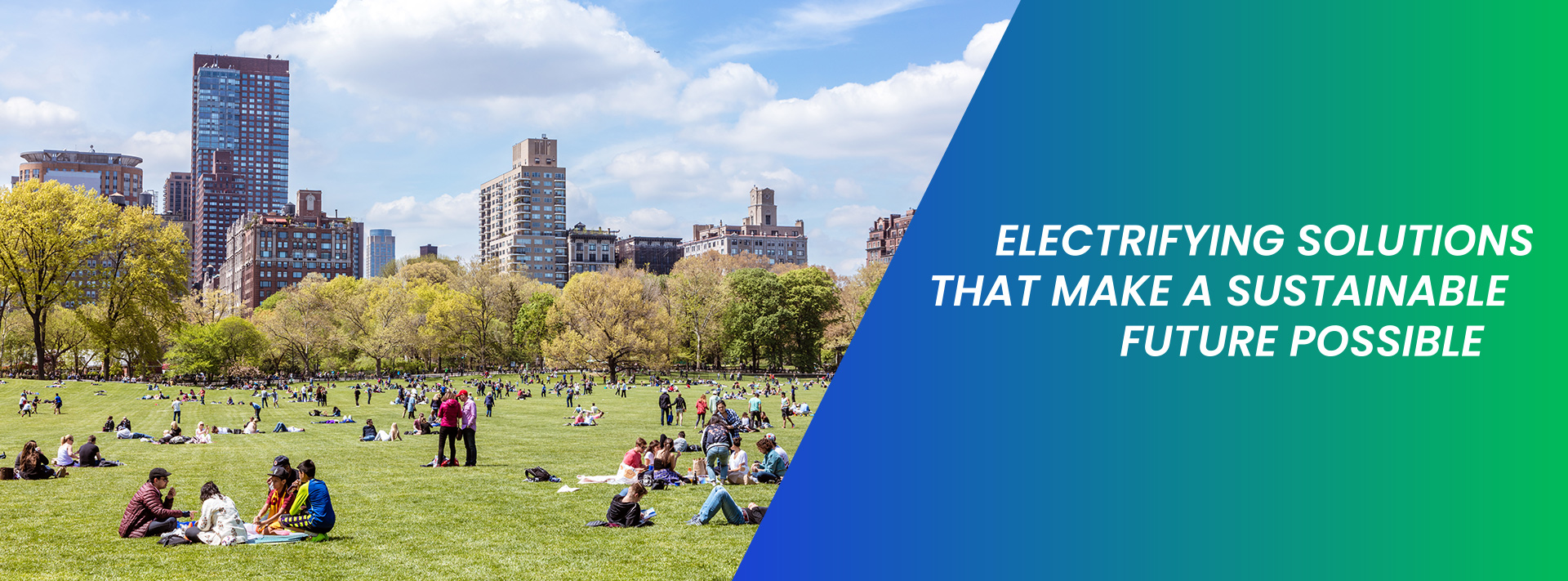 Electrifying solutions that make a sustainable future possible
